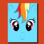 Cuadro Simple Rainbow Dash