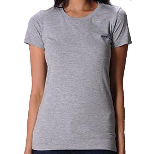 remera gris mujer