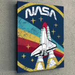 Cuadro Simple Nasa Retro