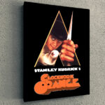 Cuadro Simple Naranja Mecanica Poster