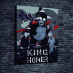 Cuadro Simple King Homer