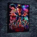 Cuadro Simple Stranger Things Poster Alternativo
