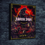 Cuadro Simple Jurassic Park Poster alternativo