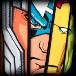 Cuadro Irregular Avenger faces - Imagen 2
