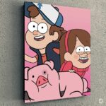 Cuadros Gravity Falls vol.2 (4 modelos) - Imagen 5