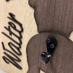 Portacorrea de perro para pared personalizable - Imagen 3