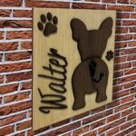 Portacorrea de perro para pared personalizable - Imagen 4