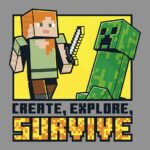 Remeras Gamer Minecraft Vol.1 (4 modelos) - Imagen 6
