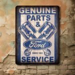 Cuadro Cartel Ford Genuine Parts