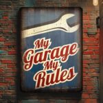 Cuadro Cartel My garage