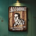 Cuadro Cartel Vintage Alcohol