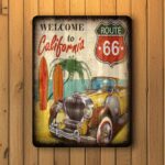 Cuadro Cartel Wlcome California