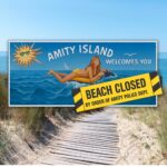 Decorativo Cuadro Amity Island Jaws
