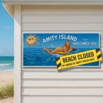 Decorativo Cuadro Amity Island Jaws - Imagen 3