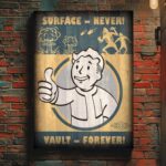 Cuadro Cartel Vault Forever Fallout