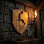 Cartel cuadro decorativo Escudo House Baratheon - Imagen 2